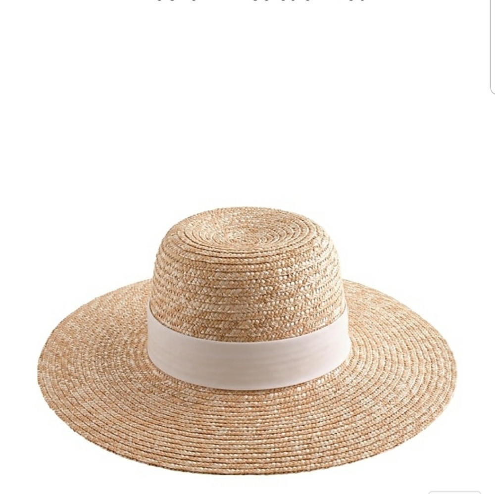 J. Crew Wide Brimmed Straw Hat